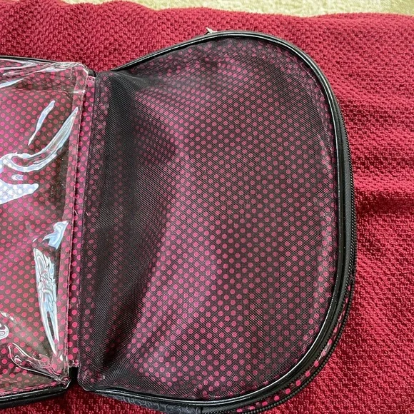 Caboodles 2 zippered compartment cosmetic bag. EUC - Picture 6 of 7